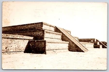 Antique Mexico Postcard TEOTIHUACAN Pyramid Human Sacrifice 1910 1934