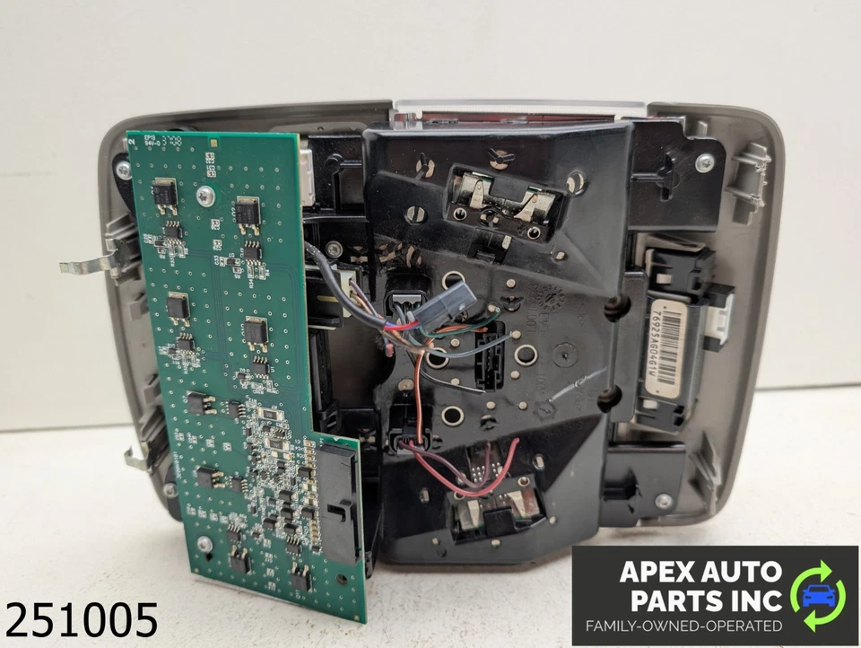 OEM 2006-2011 Cadillac DTS 4.6L Overhead Console SUNROOF Dome Light Garage Foto 4 de 4