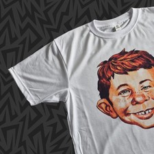 New T-shirt Mad Magazine Alfred E. Neuman Head Print 60s Hot Rod Pick Xs - 2xl New T-shirt Mad Magazine Alfred E. Neuman Head Print 60s Hot Rod Pick Xs - 2xl