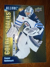 2023-24 Upper Deck Allure ULTRA RARE Golden Goalies  Connor Hellebuyck Jets Mint