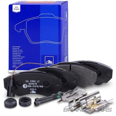 ATE SATZ BREMSBELÄGE BREMSKLÖTZE VORNE FÜR FIAT DUCATO 230 244 1.9-2.8 AB BJ 01