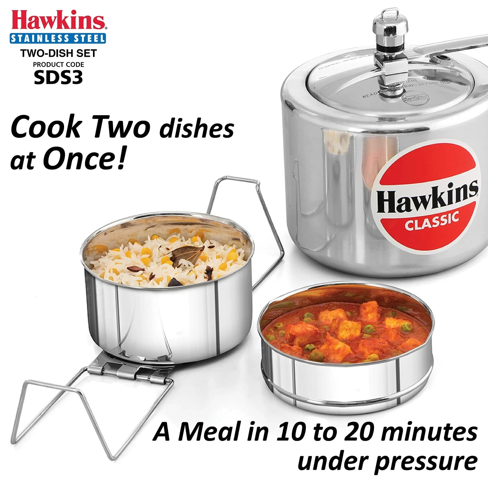 2 Pan Insert Multi-cooker