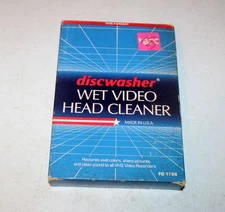 Discwasher Wet Video Head Cleaner for VHS VCR Player Vintage Used No Fluid