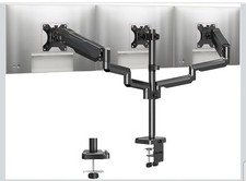 MOUNTUP Triple Monitor Stand Mount 3 Monitor Desk Mount for Three Max 27 Inch...