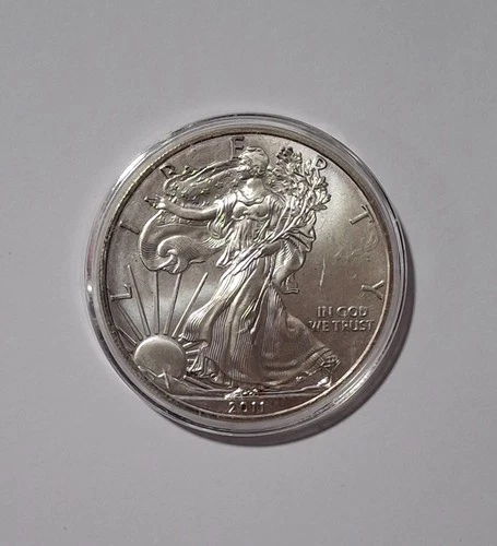2011 $1 American Eagle 1 oz Silver Dollar Coin Walking Liberty listing #m899