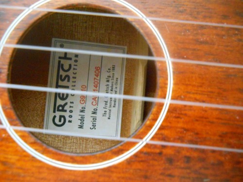 Gretsch G9110 Concert Standard, Vintage Mahogany Stain Ukulele with gig bag - Picture 8 of 10