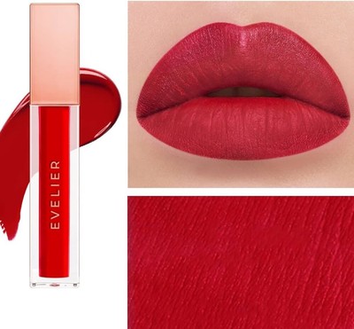 EVELIER - THE MUSE LIPSTICK - RASPBERRY RED 21 - SOFT VELVETY SMOOTH, HYDRATING