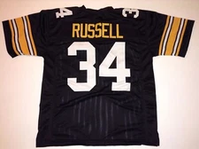 UNSIGNED CUSTOM Sewn Stitched Andy Russell Black Jersey - M, L, XL, 2XL