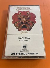 SANTANA Festival Music Cassette Tape Italy paper label 40 CBS 86020. tested 