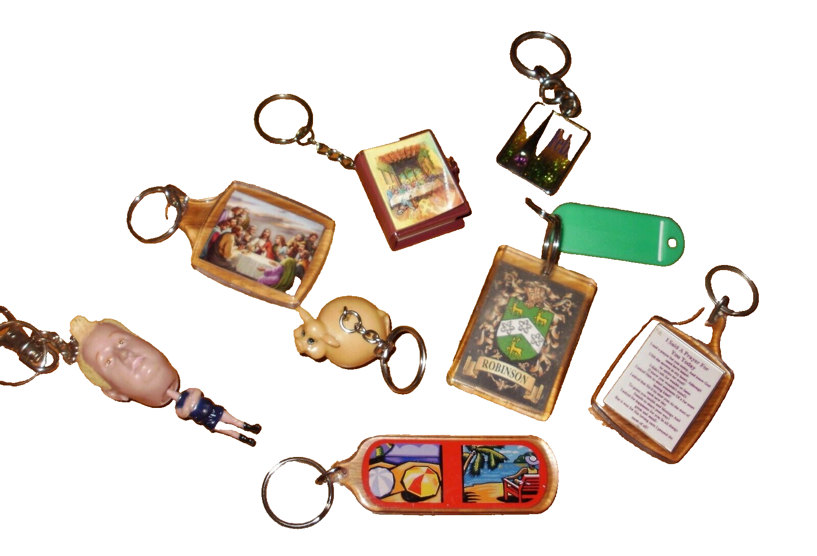 Keychains Collectings COLLECTION OF 8 KEYRINGS VARIOUS EXC.COND. | eBay