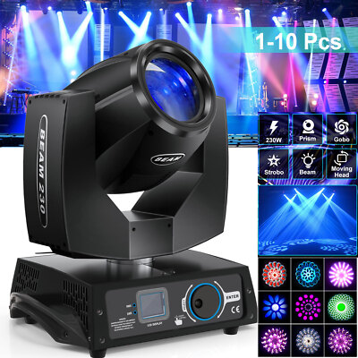 230W 7R Zoom Moving Head Beam Sharpy Bühnenbeleuchtung 16+8 Prisma DMX Party DJ