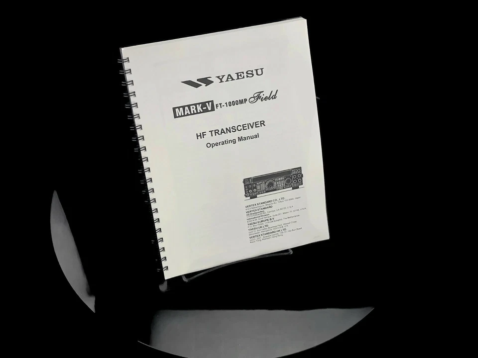 Yaesu FT-1000MP Mark V Field Instruction Manual Operator Guide Coil Bound - Image 4 of 4