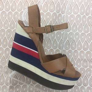 steve madden blue platform sandals