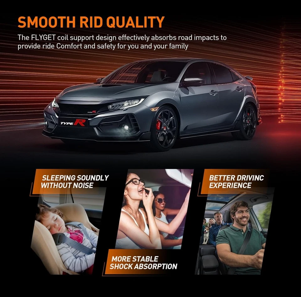 Amortiguadores traseros para Toyota Camry Lexus ES300 1992-2001 Avalon 1997-2003 Foto 3 de 4