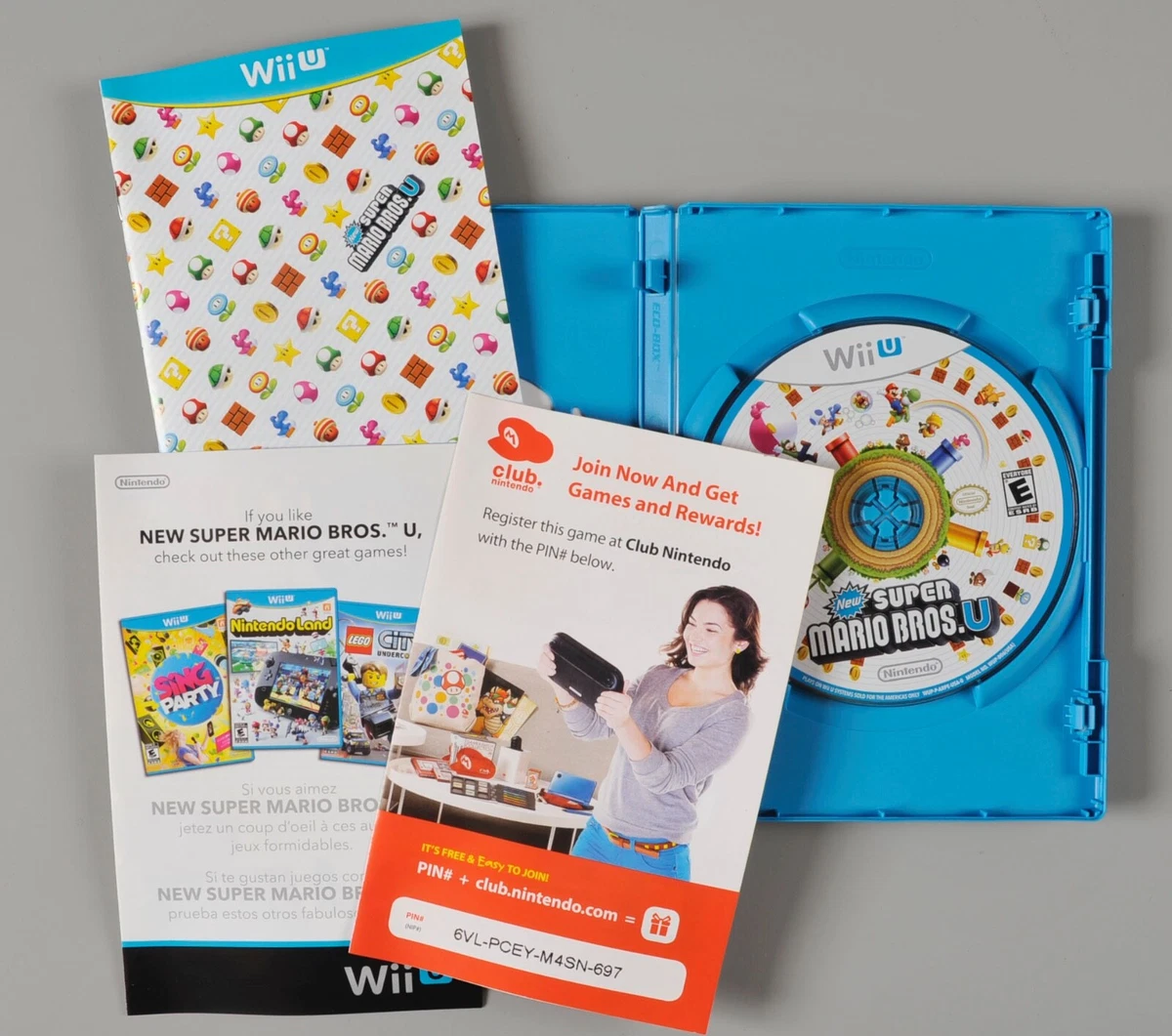 New Super Mario Bros.U Wii U Wiiu Pin