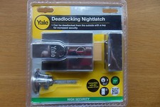 Yale P89 Chrome deadlocking nightlatch rim cylinder lock P-89-CH-CH-60.