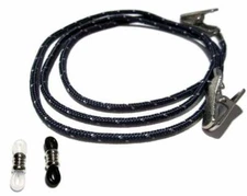 Navy Blue Paracord Eyeglass Holder, PICK SIZE & GRIPS, Glasses Cord Lanyard 304
