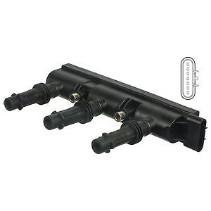 Genuine Delphi Ignition Coil Pack for Vauxhall Corsa D A10XEP Engine 25195106 - Picture 3 of 3