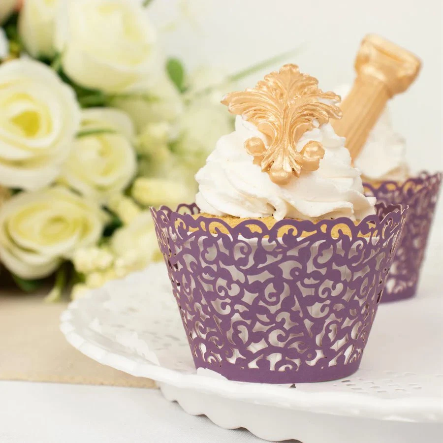 Laser cut cupcake liners cheap