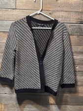 Women  s Jones New York Signature Cardigan, Sweater, Size Large, Looks New