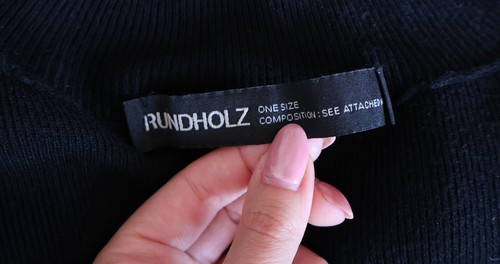 Rundholz schwarzes 2 in 1 Kleid/Cardigan One Size (M?) - Bild 9 von 9