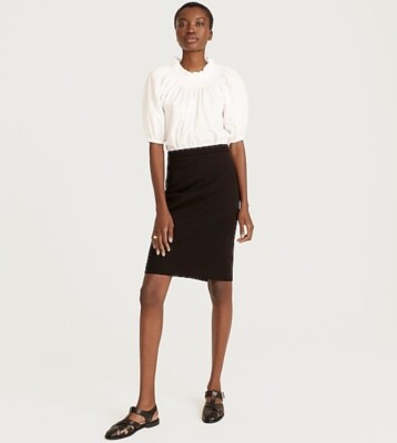J. Crew No. 2 Pencil Skirt Stretch Twill Sz 12 Black K5954 | eBay