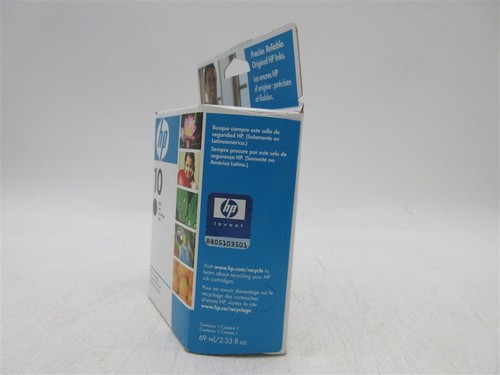HP 10 C4844A Black Ink Cartridge GENUINE SEALED - Picture 2 of 5