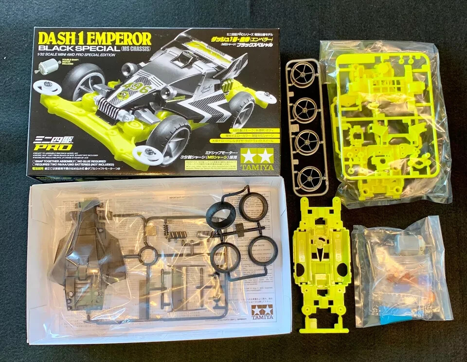 TAMIYA 95296 Mini 4WD DASH-1 EMPEROR Black Special (MS Chassis) | eBay