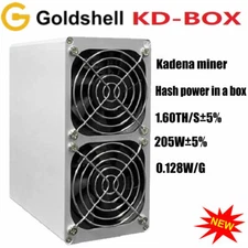Goldshell New Release Upgrade KD-BOX 1.6T/s 205W Kadena Cryptocurrency KDA Miner