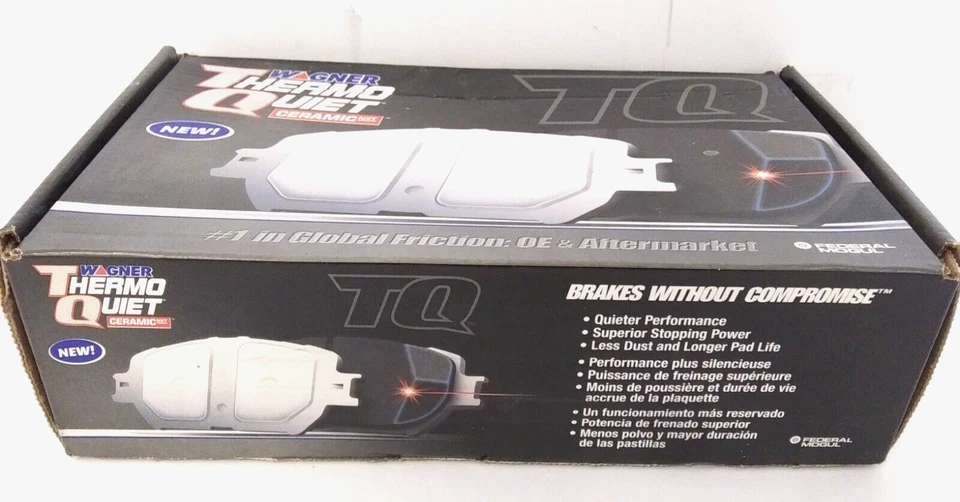 Комплект тормозных колодок Wagner TQ QC617 передние 94 01 Acura Integra 94 95 Honda Civic НОВЫЕ - Изображение 2 из 4