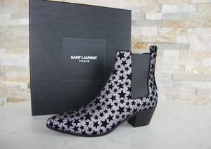 saint laurent glitter boots