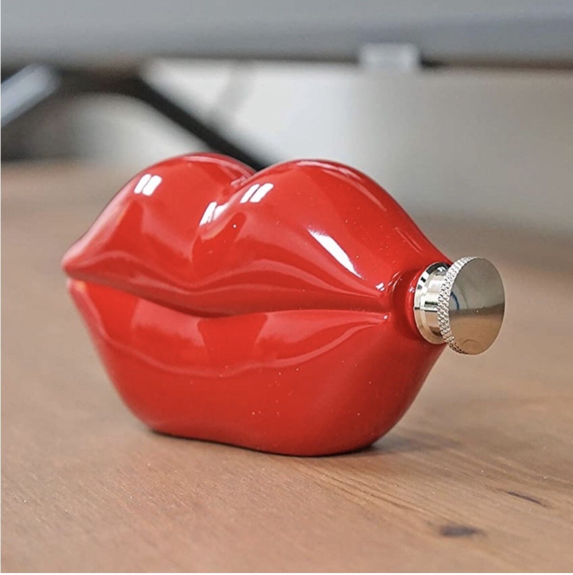 8oz RED Liquor Is Coming Flask Novelty 8oz RED Liquor Is Coming Flask Novelty