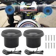 Herdio 3" Marine Waterproof Stereo Coaxial Outdoor Speakers 140W  for Boat UTV