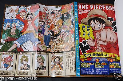 ONE PIECE 500 QUIZ BOOK 2 Japanese comic manga anime Shonen Jump Eichiro Oda