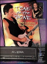 Steve Lukather 1997 Rivera Bonehead Amplifier advertisement amp ad print