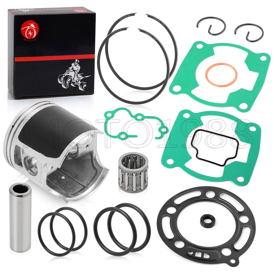 Top End Rebuild Kit Piston Bearing Ring Gasket For Kawasaki KX100 1995-2013 STD - Image 4 of 4