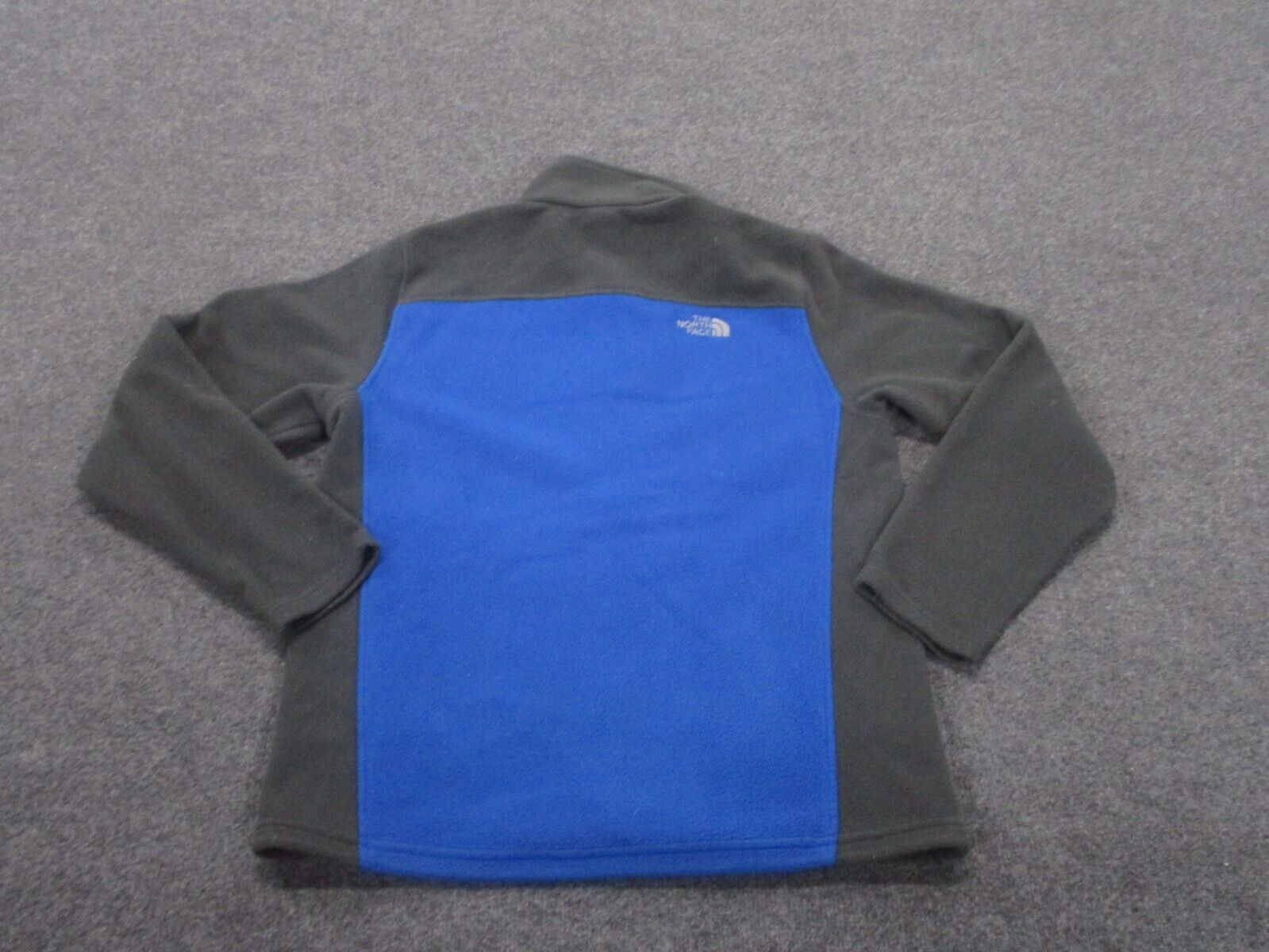 The North Face Jacket Adult M Blue Gray Full Zip Pullover Logo Fleece ...