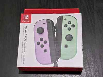 Nintendo Switch Joy-Con (L)/(R) Controller - Pastel Purple/Pastel Green - NEW