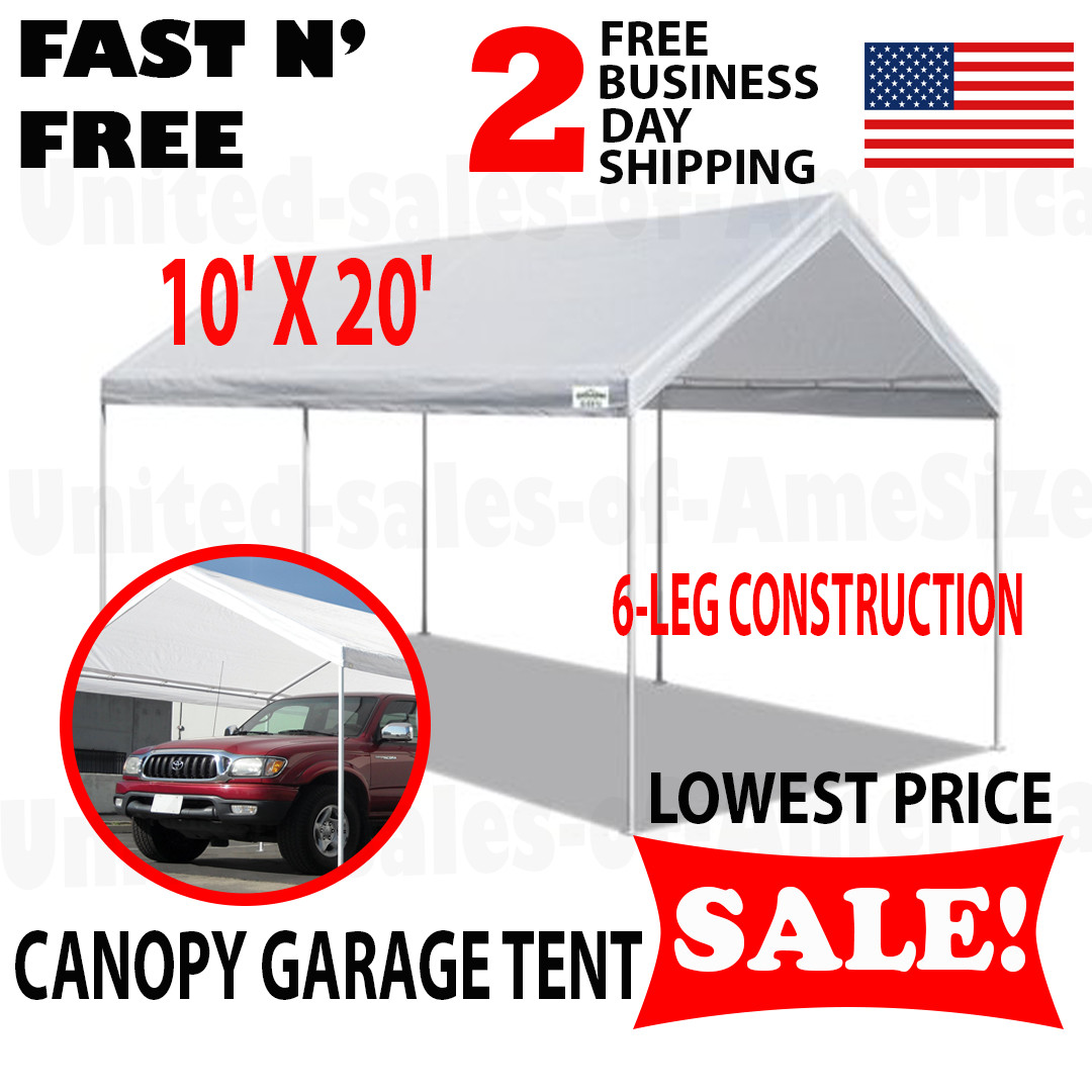 Canopy 10 X 20 Heavy Duty Portable Garage Tent Carport Car Shelter