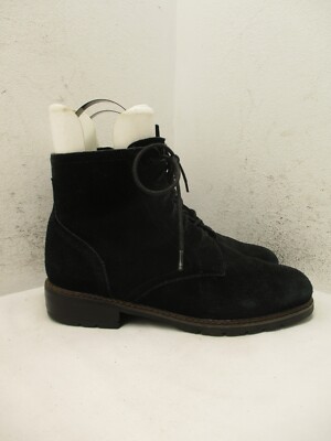 Blondo Chukka Boots Womens Size 7.5 M Black Suede Leather Waterproof Side Zip