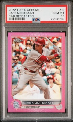 2022 Topps Chrome - Lars Nootbaar #19 Pink Refractor (RC) for sale