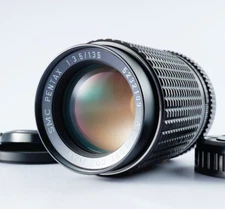 EX+++++ SMC PENTAX 135mm F/3.5 Telephoto MF Lens For K Mount w/ Filter JAPAN