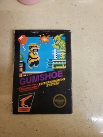 Gumshoe 5 screw cib with hangtab box nintendo nes htf retro game
