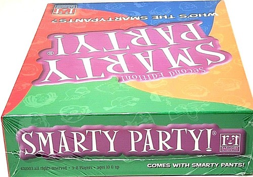 ¡FIESTA INTELIGENTE! Juego Fun Family Party Trivia Questions Edades 10+ NUEVO Y SELLADO 2003 - Imagen 7 de 10
