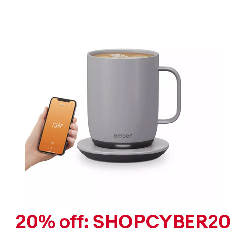 Ember Temperature Control 14oz Smart Mug2 80 Min Battery Life - Gray