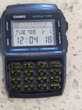 1985 Vintage Casio DBC-61 mod 676 Databank Calculator Watch Rare Good condition