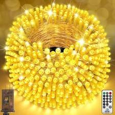 403FT 1000 LED Christmas String Lights Outdoor with 8 Modes Timer Memory 2 pack