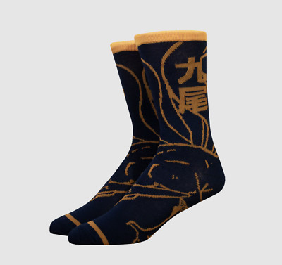 Atsuko Naruto Shippuden Nine Tails Crew Socks