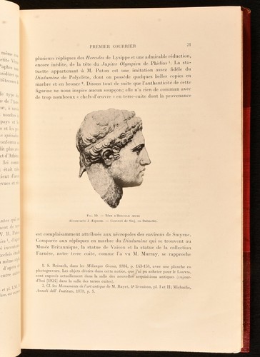 1924 économies 2vol Monuments Nouveaux de lArt Antique by S. Reinach French Language