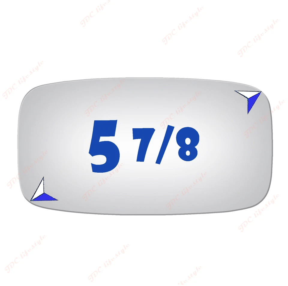 NUEVO para Escort EXP Mustang Lynx Pasajero Derecha Espejo Lateral Vidrio Años 80 #3072 Foto 2 de 4